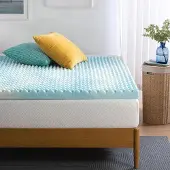 Markenlos Matratzenschoner 140 x 200 cm – -, kühlende Gel-Matratze aus Viscoschaum