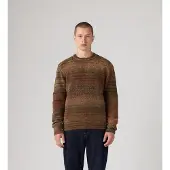 Levi's für Herren. 003B6-0014 Braunes Bouclé-Sweatshirt Presidio (S), Lässig, Acryl, Langarm