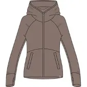 CMP Woman Jacket FIX Hood toffee (P806) 40