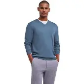 Falke Pure Merino Wool Herren Pullover, XXL, Grün, Schurwolle