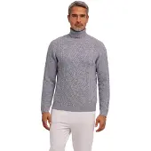 Falke Strickpullover "Pullover", Herren, Gr. M, grau (m.grau mel (3530)), Pullover Strickpullover