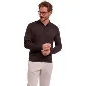 Falke Strickpullover "Ultrafine Merino Wool", Herren, Gr. M, braun (schwarz choco (5162)), Pullover Strickpullover