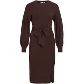 Vila Gürtel Midi Strickkleid