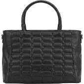 Pierre Cardin Handtasche Echtleder Grau 36x27 cm Gesteppt S27_Cenere UNICA BE_13027_CENERE