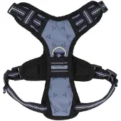 QHP Hundegeschirr Collection misty blue FS 26 , Größe:S