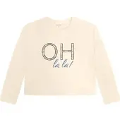 Minymo T-shirt LS seedpearl (1026) 116