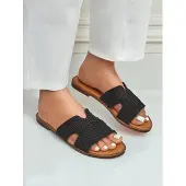 Royal Fashion Rpyalfashion Damen-Sandalen mit dekorativem Riemen Braida, Größe 38