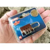 ABUS 724/20 Zahlenschloss mit variablem Code für Koffer, braun