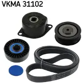 Skf Keilrippenriemensatz vkma31102 für VOLVO VW MAZDA MERCEDES-BENZ