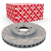 FEBI BILSTEIN Bremsscheibe 107501 vorne, belüftet, perforiert, 1 Stück