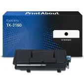 PrintAbout Toner kompatibel mit Kyocera TK-3160 - Schwarz