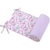 BellaFurn Universelle Bettumrandung, Bettumrandung, optimaler Schutz und Tempo – Ballerinas Lilac