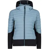 CMP Unlimitech Damen PrimaLoft Hybridjacke mit Kapuze blau 42