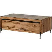 MASSIVMOEBEL24.DE MASSIVMOEBEL24 Couchtisch Wild-/Zerreiche 120x67x45 natur geölt MONTREUX #120