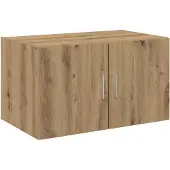 vidaXL Lagerschrank mit Regalen Artisan-Eiche 70 x 42,5 x 225 cm
