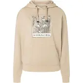 Super.natural W Snowdrops Hoodie white pepper/various (Y42) XL