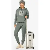 Super.natural W Snowdrops Hoodie eucalyptus/various (18J) XS