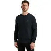 PME Legend Rundhalspullover mit Logo Stickerei