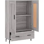 vidaXL Highboard Grau Sonoma 69,5x31x115 cm Holzwerkstoff