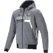 Alpinestars Chrome Ignition Motorrad-Hoodie Herren grau, L