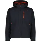 CMP MAN Jacket DET. Hood antracite-brick (81UZ) 56