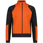CMP Unlimitech Primaloft Hybrid Herren Jacke mit abnehmbaren Ärmeln orange 52