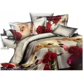 Cotton World Baumwolle world Mikrofaser 3D Bettwäsche-Set 160x200 cm