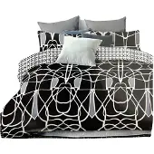 Cotton World Baumwolle World Bettwäsche-Set Baumwollsatin 200x220 cm