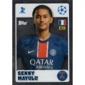 Hasbro Topps Uefa Champions League 2025 Chrome Sticker 240 Senny Mayulu Psg