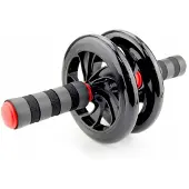 Midex Bauchtrainer Roller Rot Doppeltes Rad