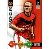 Hasbro 2009/10 Champions League Panini card: Man UTD – Paul Scholes