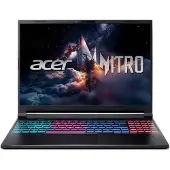 Acer Nitro V 16S (Obsidian Black, 16" WUXGA, Intel Core 7 240H, GeForce RTX 5060, 64 GB RAM, 16 TB SSD) mit Windows 11 Pro
