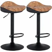 BellaFurn 2 moderne Barhocker aus Kunstleder - Eckstühle - Ergonomischer Komfort