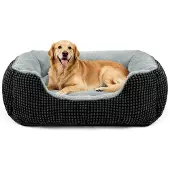 Merkloos Waschbares Fluffy Hundebett für große Hunde und Katzen