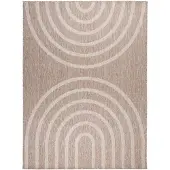 FRAAI In | & Outdoor Teppich | Sierra Arches Beige Creme | 120x170cm | Beige | Rechteckig