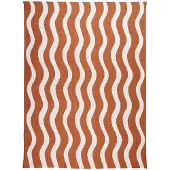 FRAAI In | & Outdoor Teppich | Summer Waves Terracotta | 240x330cm | Terra | Rechteckig
