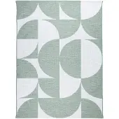 FRAAI In | & Outdoor Teppich | Summer Shapes Grün | 80x150cm | Grün | Rechteckig