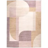 FRAAI Gartenteppich Abstrakt | Groovy Shapes Pastell | 160x230cm | Mehrfarbig | Rechteckig