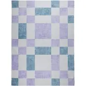 FRAAI Retro In | & Outdoorteppich | Pop Cubes Lila | 160x230cm | Lila | Rubber (TPR) | Rechteckig