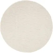 FRAAI In- & Outdoor Teppich Rund - Malta Melange Creme