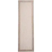 FRAAI Balkonteppich | Sierra Border Creme Beige | 80x300cm | Creme | Läufer