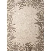 FRAAI In | & Outdoor Teppich | Tiga Edge Taupe | 160x230cm | Taupe | Rechteckig