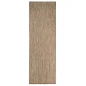 FRAAI Balkonteppich | Malta Arrow Natur | 80x300cm | Creme | Läufer
