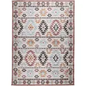 FRAAI Kelim Outdoor Teppich | Lira Diamond | 230x330cm | Mehrfarbig | Rubber (TPR) | Rechteckig