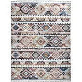 FRAAI Kelim Outdoor Teppich | Lira Inca | 160x230cm | Mehrfarbig | Rubber (TPR) | Rechteckig