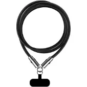Avizar , Handykette mit USB-C / Lightning Kabel, 1.2m, Schwarz