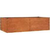 Merkloos Erhöhte Pflanzenbox Cortenstahl 160x80x45 cm