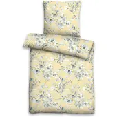 Merkloos Bettwäsche Set Baumwolle Soft-Seersucker 135x200 cm mit Kissenbezug