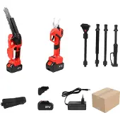 OEM Elektrische Kettensäge, 3-in-1 Schnittwerkzeug, verstellbare Länge, 2 Batterien