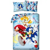 Merkloos Bettwäsche-Set Sonic the Hedgehog 140 x 200 cm